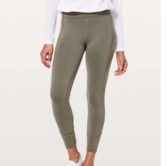 Lululemon In Movement 7/8 Tight *Everlux 25" Sage - Picture 1 of 1